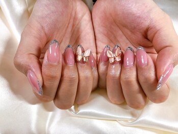 キキネイル 二子玉川(kikinail)/バタフライガラスフレンチ