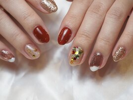 クリスマスネイル