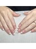 《HAND》カラーフレンチ(ベースカラー付) ¥6200