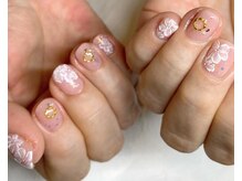 ラヴィネイル(La Vie Nail)/上品アート/ 大人可愛い/ピンク