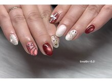 トレース ねいるぶ イオンスタイル上田店(tres)/クリスマスネイル