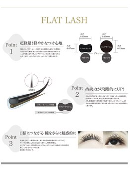 ヘアーアンドアイラッシュ リン(RiN)/フラットラッシュ