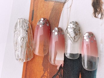 ネイルサロンフォーユー(for u)/ミラーニュアンス￥6980