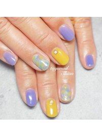 梅雨の定額ニュアンスネイル