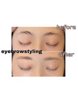 ココラッシュ 日暮里店/アイブロウWAXスタイリング