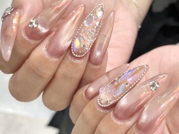 サンミーゴネイル 神戸店(Sunmego Nail)/オーロラマグ×埋めつくしネイル