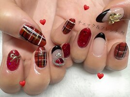 チェック×フレンチ