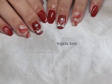ホワイトネイル(WHITE NAIL)/マグネット/リボン
