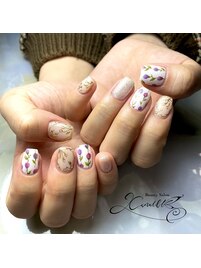 春デザイン★ボタニカルネイル