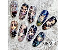 グラース(GRACE)の雰囲気（キャラクター・痛ネイルなどのこだわりネイルもお任せください♪）