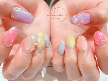 ネイルアンドまつ毛エクステ ルーナ イオン相模原店/カラフルシアー