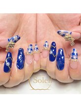 ソレイユ(Soleil)/ネイビー千鳥