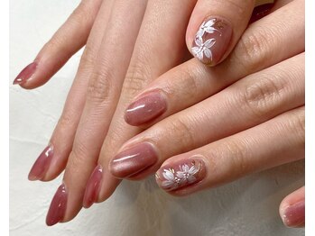 大人マグネット/ミラーアート/桜