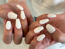 ヌル ネイル 堀江(NURU NAIL HORIE)/ホワイトワンカラー☆