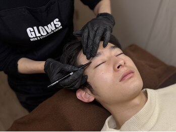 グロース 福岡天神店(GLOWS)の写真/【天神メンズ眉毛専門】美眉スタイリングWAX￥4000で、プロが貴方に似合う眉毛をご提案します◎
