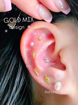 コルリース(COL Riys)の写真/神門ツボで整える耳ツボジュエリー♪可愛い耳つぼジュエリーでツボを刺激し、むくみも不調もまるごとケア♪