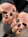 ブラック × チーク × クロム