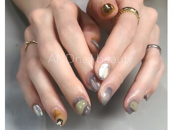 アンドネイル ビューティー(AND nail,beauty)/春ネイル/ニュアンス/藤沢