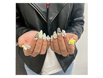 プア 千葉(pua)/海外ネイル/長さだしネイル/千葉