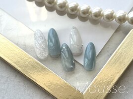 【上品アクセントネイル】No,13