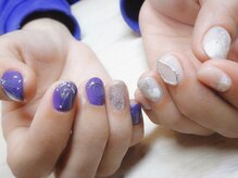 アミュリー ネイル アトリエ(Amury nail atelier)/ちぐはぐ ワイヤー ニュアンス