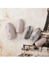 ラ カゼッタ(La casetta)/ヌーディマーブルネイル