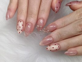 マグネットハートネイル