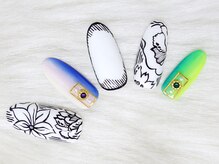 アンジェヴォーグ 名古屋本店(Angevogue)/ワントーンボタニカルシャドウ