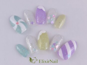 エリクサーネイル 神田(Elixir Nail)/シンプル/クーポン使用