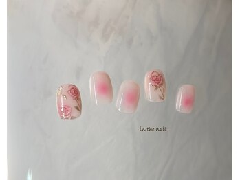 イン ザ ネイル(in the nail)/薔薇アート