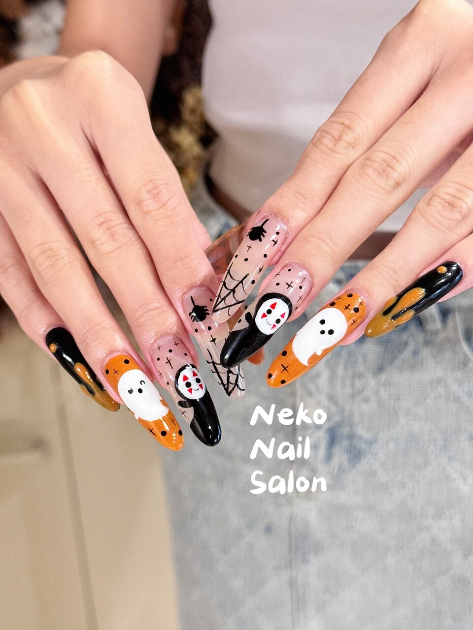 なお　スーパーロングネイル ハンド/ラメ/アニマル柄/キラキラ/個性派 - ˙˚ʚ ym ɞ˚˙のネイル