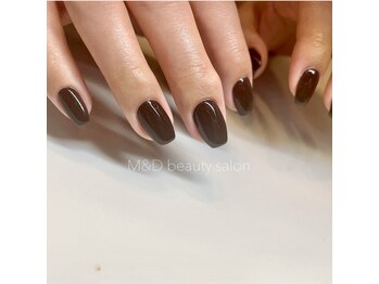 ブラウンのワンカラー