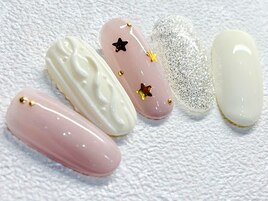 ウィンター 　ニットネイル