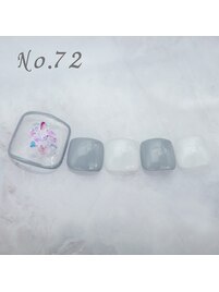 フットネイル：No.72