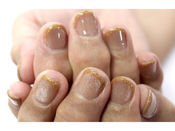 プロジェック/秋色マグ＆ラメフレンチ