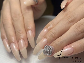 ツインネイル 名古屋駅店(twin.nail)/ スキンワンカラー