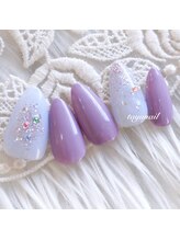 たゆ ネイル(たゆnail)/パラジェルパープルネイル