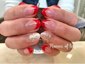 リオッサ オブ ラグーン(RIOSSA of Lagoon)/赤フレンチ×バイカラー