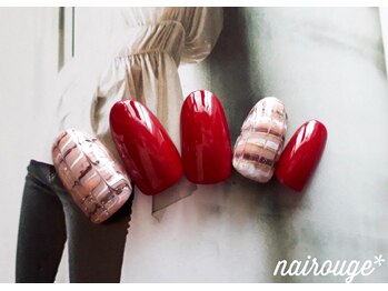 ネイル―ジュ 札幌大通店(nairouge*)/ピーコックネイル♪