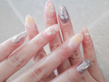 パステル(PASTEL)/シェルのニュアンスネイル