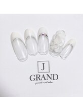 ジェイグランド(JGRAND)/花嫁フレンチネイル