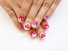 ネイルコレクション ベビーピンク(Baby Pink)/ジェルアート付け放題♪ハート