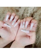 ローラネイル(Roller nail)/スカルプストーン乗せ放題コース
