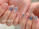 シェルフレンチと海ネイル