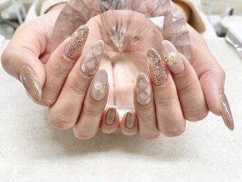 ネイルサロン ドゥ(Nail Salon Doux)/（原山）キルティングネイル
