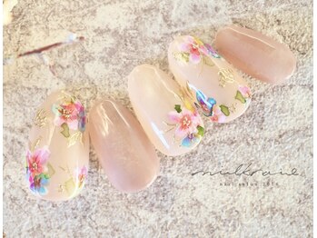 ミルクネイル(MILK NAIL)/水彩ミラー〈新規7500円〉