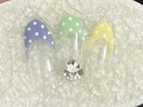 パステルドットネイル