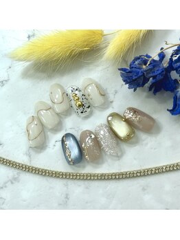 ネイル フィエルテ(Nail Fierte)/大人ニュアンスデザイン