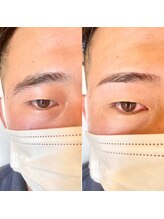 ホワイトアイ 芦屋(WHITE EYE)/メンズアイブロウ/メンズ眉毛