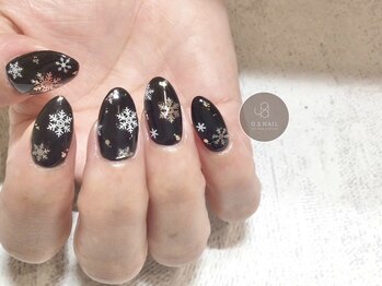 ジーエスネイル(GS NAIL)/雪の結晶ネイル